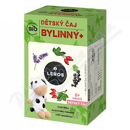 LEROS Herbatka ziołowa dla dzieci + BIO 20x2g