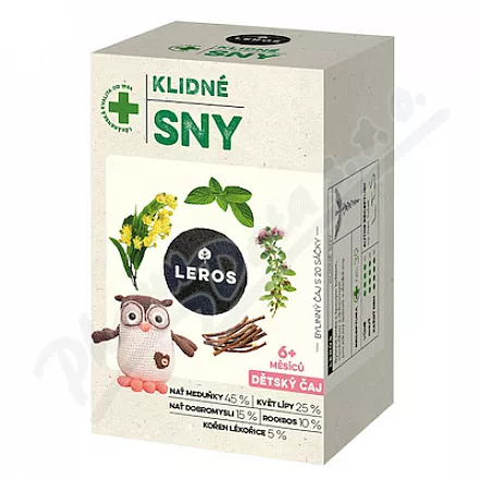 LEROS Herbatka dla dzieci Spokojne sny 20x1,5g