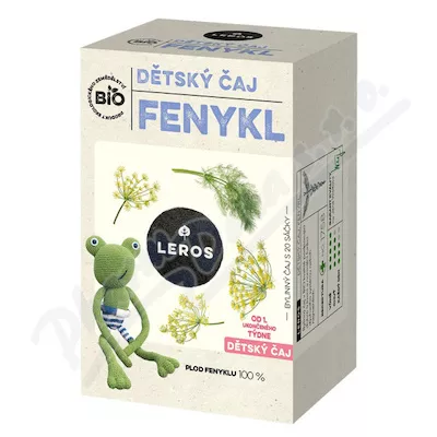 LEROS Dětský čaj Fenykl BIO 20x1.5g