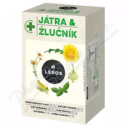 LEROS Játra&žlučník čaj 20x1.5g