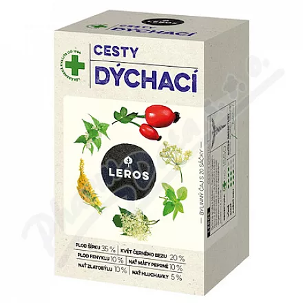 LEROS Cesty dýchací čaj 20x1.5g