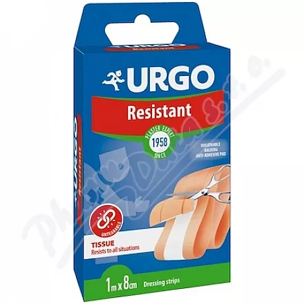 URGO RESISTANT Odolná náplast 1mx8cm NOVÁ