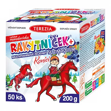 RAKYTNÍČEK+ želatinky se zimolezem 50ks koníci