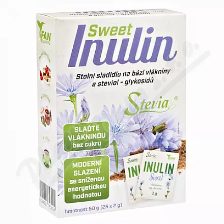 Inulina słodki błonnik słodzący 25x2g