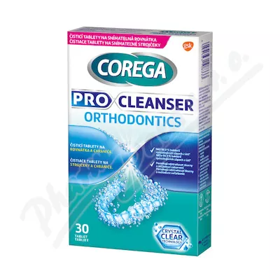 Corega Pro Cleanser Tabletki czyszczące do ortodoncji 30szt