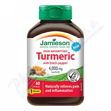 JAMIESON Kurkumina z czarnym pieprzem cps.60