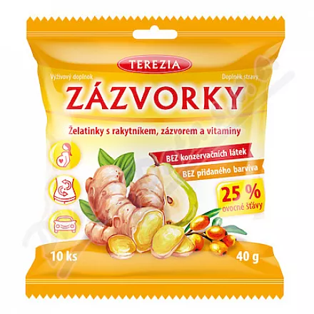 ŻELATYNA z rokitnikiem, imbirem i witaminami 40g