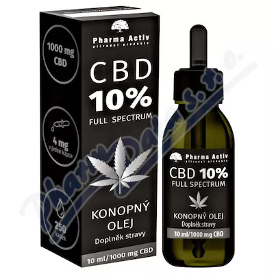 CBD 10% Full Spectrum Konopný olej 1000mg 10ml