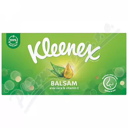 KLEENEX Papierowe chusteczki do nosa Balsam Box 64szt