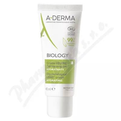 A-DERMA BIOLOGY Lekki krem nawilżający 40ml