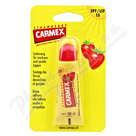 CARMEX Nawilżający balsam do ust SPF15 10g Truskawka