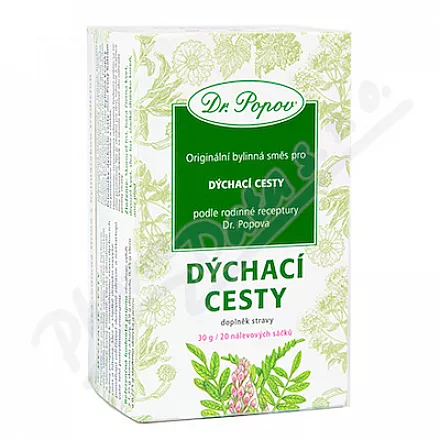 Dr.Popov Herbata Drogi oddechowe 20x1,5g