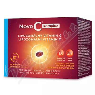 NOVO C komplex Lipozomální vitamín C tob.90