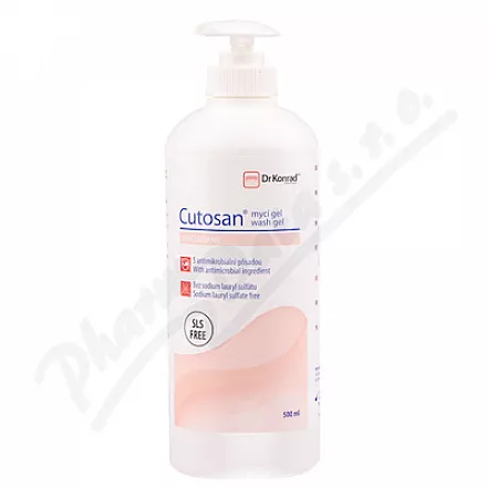 Cutosan mycí gel DrKonrad 500ml - odličování,odličování obličeje,čištění obličeje,čistění pleti,