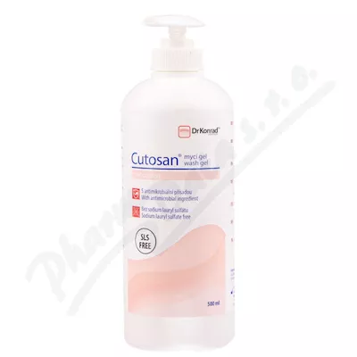 Cutosan mycí gel DrKonrad 500ml - odličování,odličování obličeje,čištění obličeje,čistění pleti,