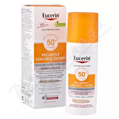 Eucerin SUN PigmentControlTinted SPF50+ ciemny 50ml