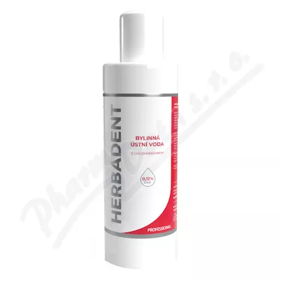 HERBADENT PROFES.byl.ústní voda s chlorhex.240ml