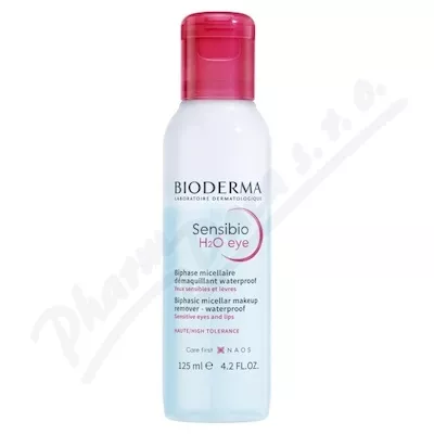 BIODERMA Sensibio H2O pod oczy 125ml - odličování,odličování obličeje,čištění obličeje,čistění pleti,