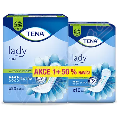 TENA Lady Slim Extra +50% Inc. podpaski 30szt 211513