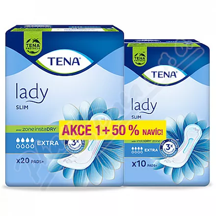 TENA Lady Slim Extra ink.vložky +50% 30ks 211513