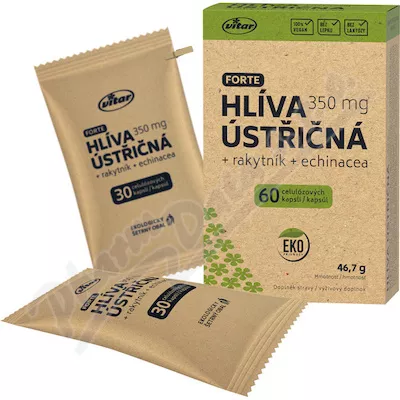 Vitar Hlíva ústřičná+echinacea+rakytník EKO cps.60