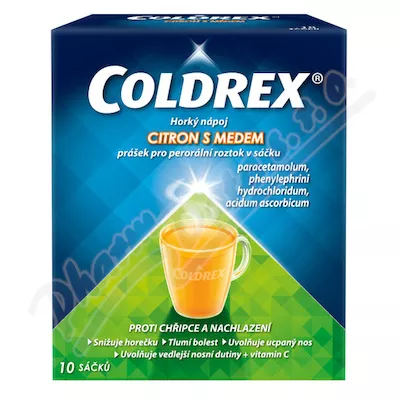 COLDREX HORKÝ NÁPOJ CITRON S MEDEM