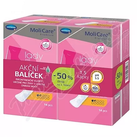 MoliCare LadyPad 1,5 kaps Duopack2x14szt