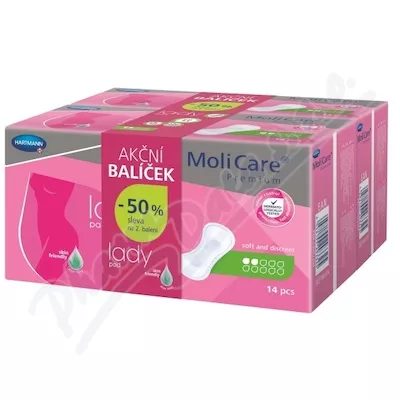 VLOŽKY ABSORPČNÍ MOLICARE LADY 2 KAPKY