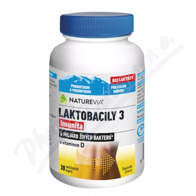 NatureVia Lactobacilli 3 Odporność cps.30