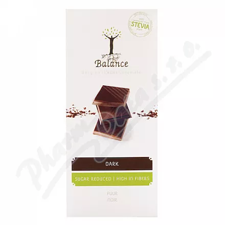Czekolada Balance STEVIA gorzka bez dodatku cukru 85g