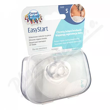 Canpol babies Ochraniacze na brodawki sutkowe S 2szt