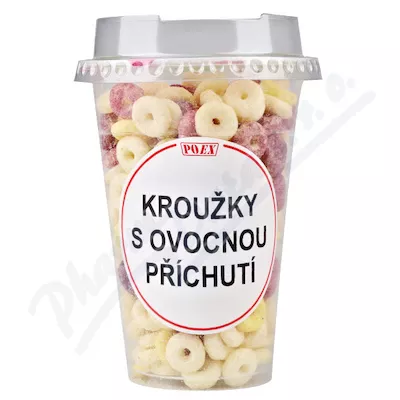 POEX Kroužky s ovocnou příchutí 25g