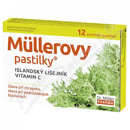 Pastylki Müllera z porostem islandzkim 12szt ZP