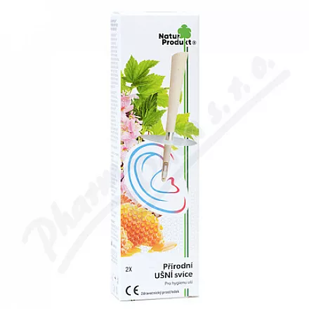Naturprodukt Přírodní ušní svíce 2ks