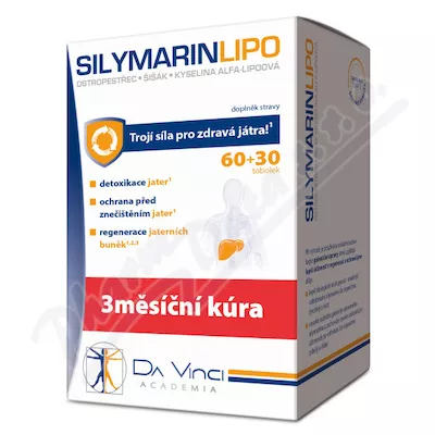 SILYMARIN LIPO Da Vinci Academia tob.60+30 GRATIS