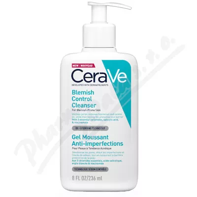 CeraVe Blemish Control Żel oczyszczający przeciw niedoskonałościom skóry trądzikowej 236 ml