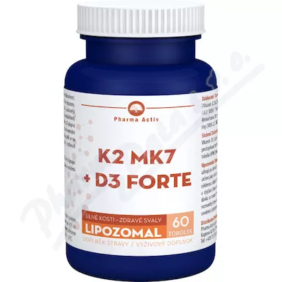 LIPOZOMAL K2 MK7 + D3 FORTE tob.60