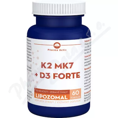 LIPOZOMAL K2 MK7+D3 forte tob.60