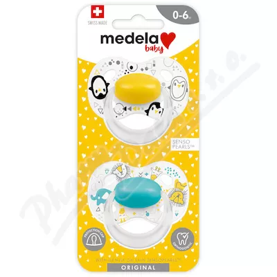 Medela baby Original smoczek uspokajający mix kolorów 0-6m 2szt