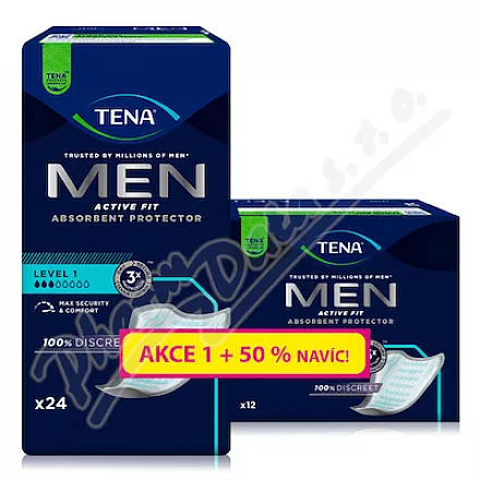 TENA Men Level 1 ink.vložky +50% navíc 36ks 750709