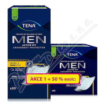 TENA Men Level 2 ink.vložky +50% navíc 30ks 750883
