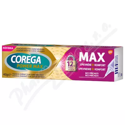 Corega Power Max Ujędrniający+Komfortowy krem utrwalający 40g