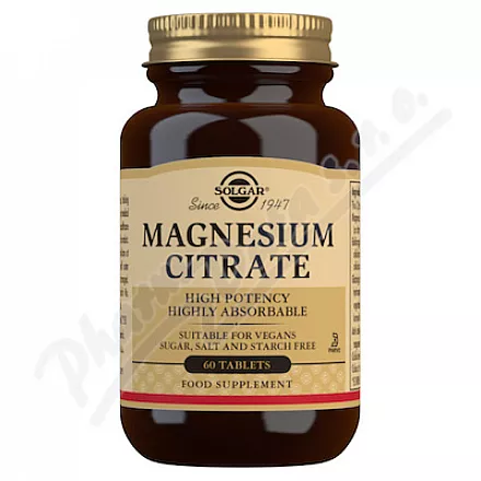 Solgar Magnesium Citrate 200mg tbl.60
