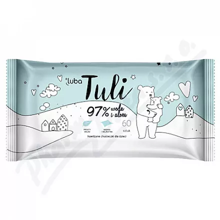 Luba Tuli Chusteczki nawilżane dla niemowląt z aloesem 60szt