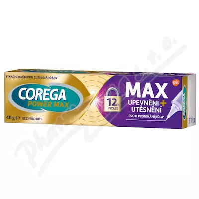 Corega Power Max Ujędrniający + Uszczelniający Krem Utrwalający 40g