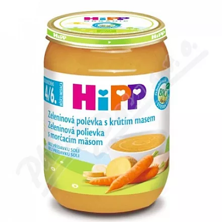 HiPP Zupa jarzynowa z indykiem m.BIO 4/6m 190g