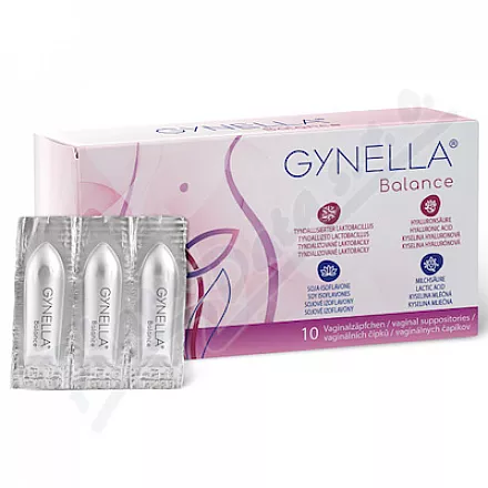 GYNELLA Balance vaginálních čípků 10ks