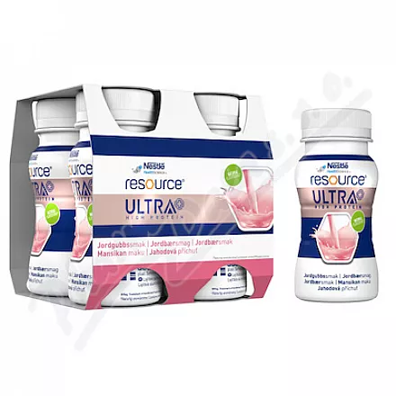 ZASÓB ULTRA WYSOKIEJ ZAWARTOŚCI BIAŁKA O SMAKU TRUSKAWKOWYM