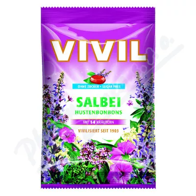 Vivil Šalvěj+14 druhů bylinek 60g bez cukru