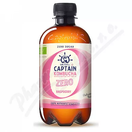 The Gutsy Captain Kombucha malina BIO 400ml zero